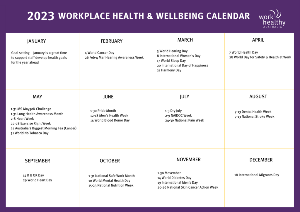 10 tips to promote workplace health and wellbeing events