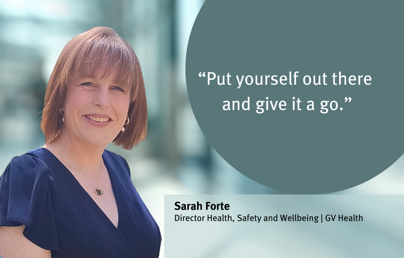 Headshot of Sarah Forte, Director - Health, Safety and Wellbeing